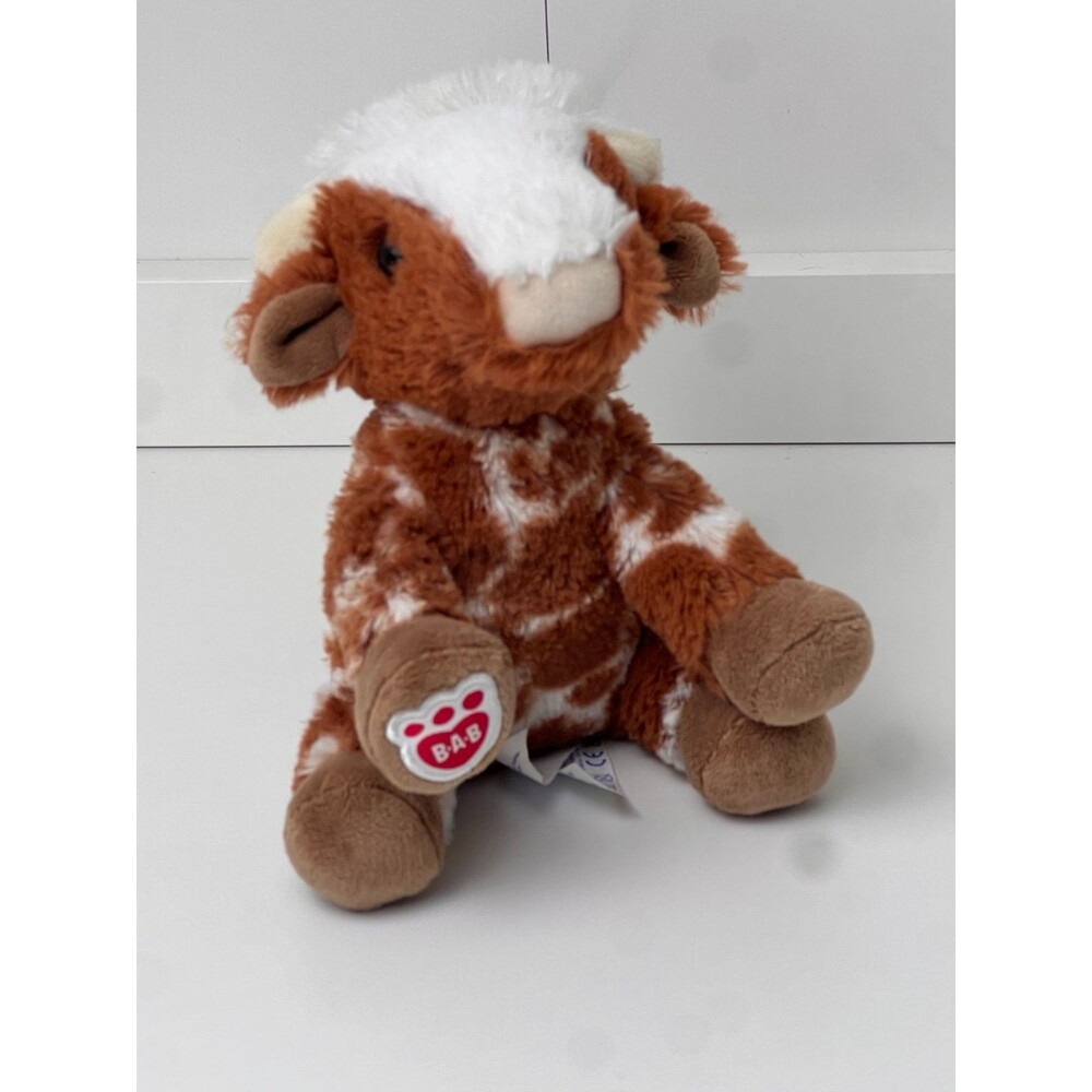 BAB Build A Bear Buddies Mini Lil' Longhorn Cow Small Horns Plush 6"